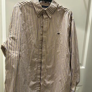 Southern Marsh Men's Plaid Shirt XL Yellow & Purple
